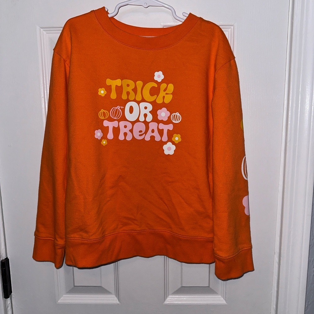 Cat & Jack Orange Trick or Treat Sweatshirt